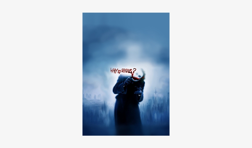 Why So Serious Mobile Case - Joker Heath Ledger Why So Serious, transparent png