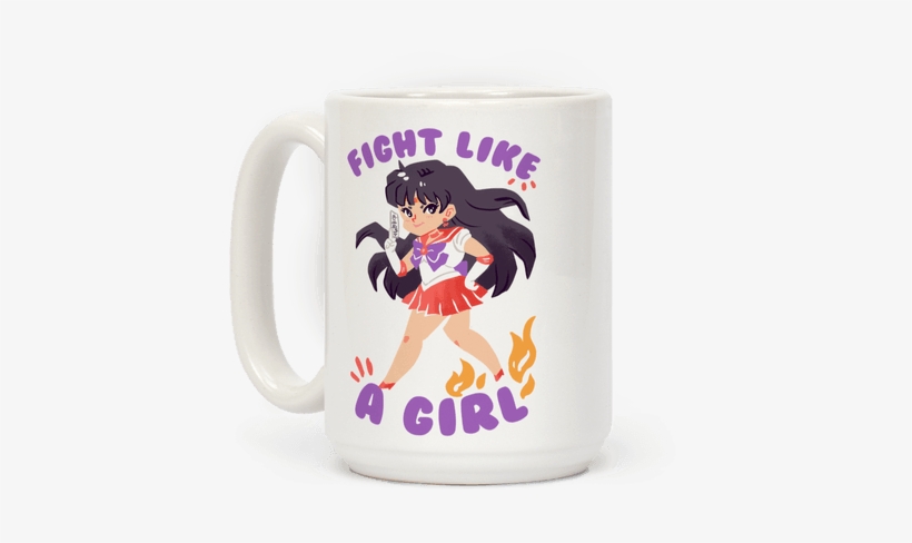 Browse Our Selection Of Sailor Mars Apparel, Mugs And - Sailor Mars Fight Like A Girl Shirt, transparent png
