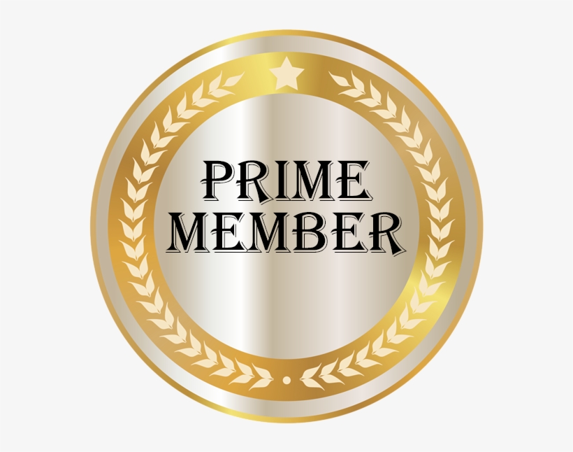 Prime - Gold Badge Png, transparent png