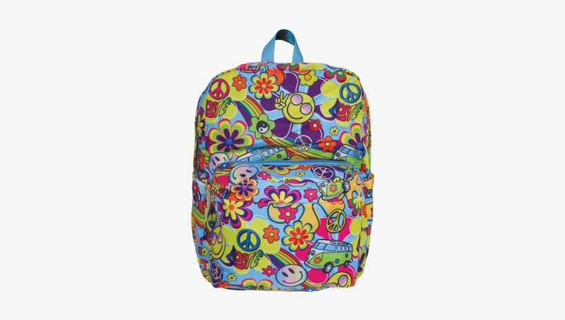 Hippie Love Classic Backpack - Backpack, transparent png
