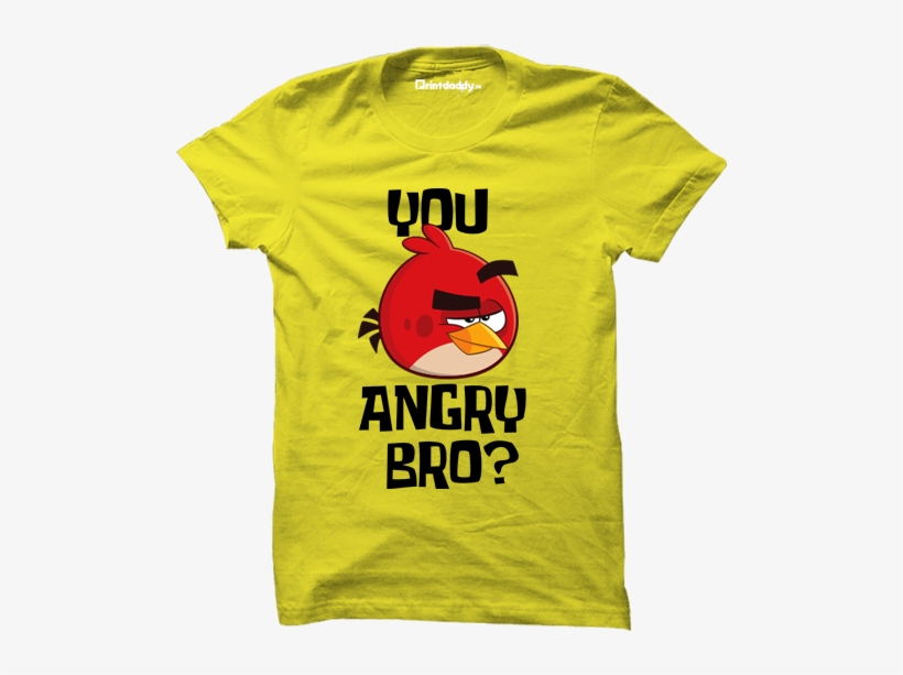 Angry Bird Tshirt - Mockup, transparent png