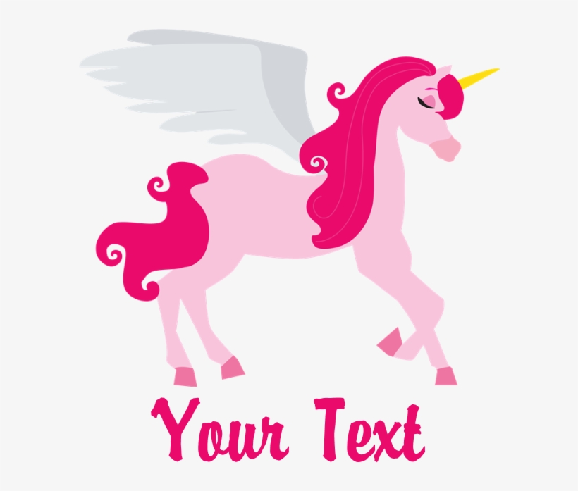 Cute Pink Flying Unicorn Journal - Cute Pink Flying Unicorn Mousepad, transparent png