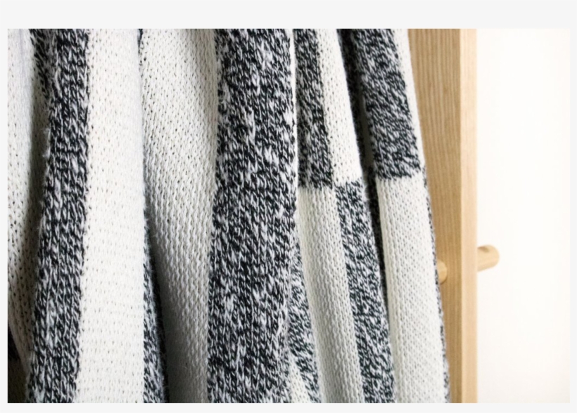 Marled Gray & White Aquino Patterned Throw Blanket - Blanket, transparent png