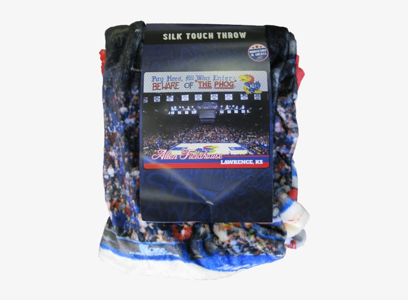 Ku Allen Fieldhouse Picture Silk Touch Throw Blanket - Northwest Kansas Jayhawks Allen Fieldhouse Raschel, transparent png