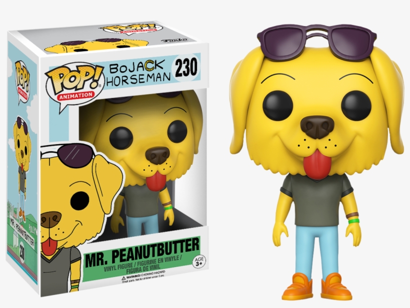 Mr Peanutbutter Funko Pop Vinyl Figure - Bojack Horseman Funko Pop, transparent png