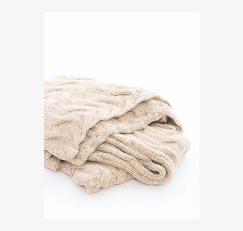 Trenza Knitted Blanket Throw - Blanket, transparent png