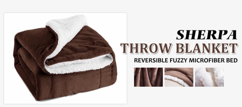 Store Category - Sherpa Throw Luxury Blanket Red 50x60 Reversible Fuzzy, transparent png