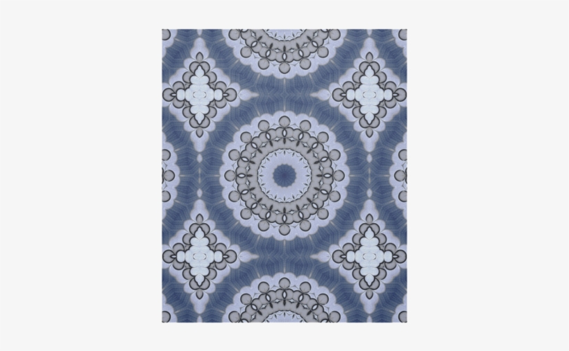 Beautiful Blues Pattern Fleece Blanket - Tapestry, transparent png