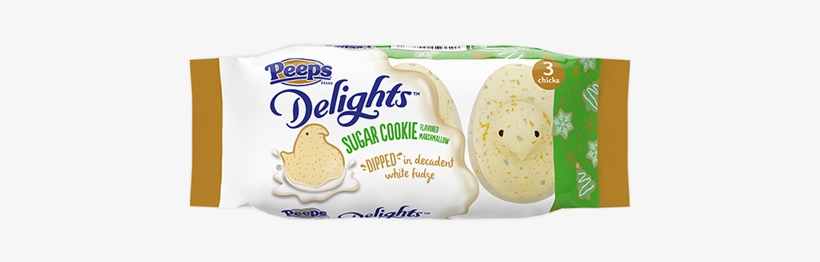 Peeps Delights Sugar Cookie Marshmallow Chicks 3-pack - Pumpkin Spice Peeps, transparent png