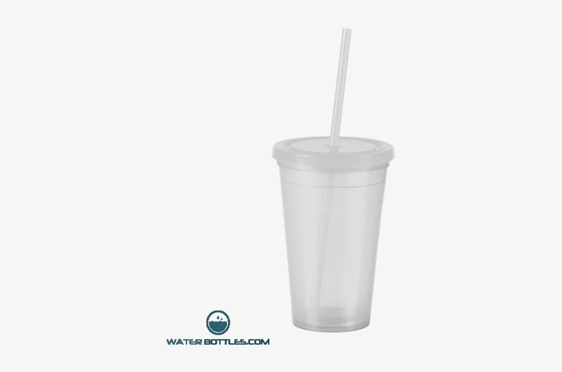 Insulated Straw Tumblers Frost - Plastic Cup With Straw Png, transparent png