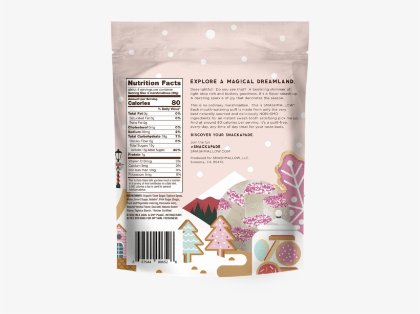 Smashmallow Sugar Cookie Marshmallow - Lay's Kettle Cooked Mesquite Bbq Potato Chips .85 Oz., transparent png