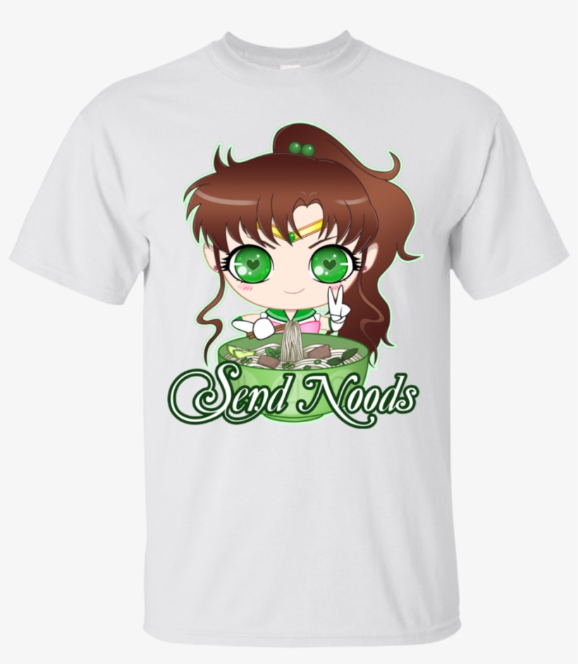 Sailor Jupiter Send Noods Basic Tee - Sailor Venus, transparent png