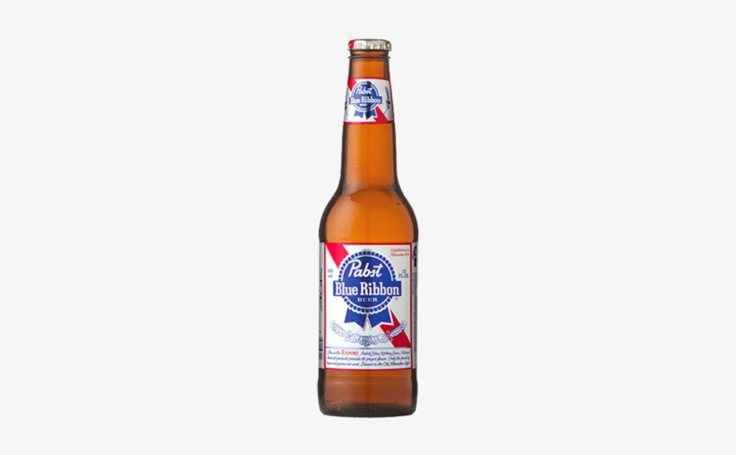 Pabst Blue Ribbon Lager - Pabst Blue Ribbon Beer - 40 Fl Oz Bottle, transparent png