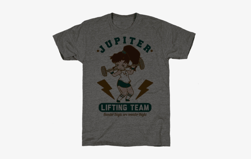 Jupiter Lifting Team Workout Parody Mens T-shirt - Thunder Thighs Baby Shirt, transparent png