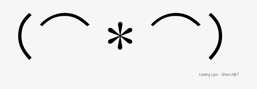 Kissing Lips Inverted - Emoticon, transparent png