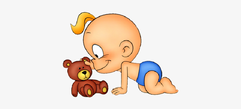 Baby Playing Images Are On A Transparent Background - Funny Cartoon Baby Gif, transparent png