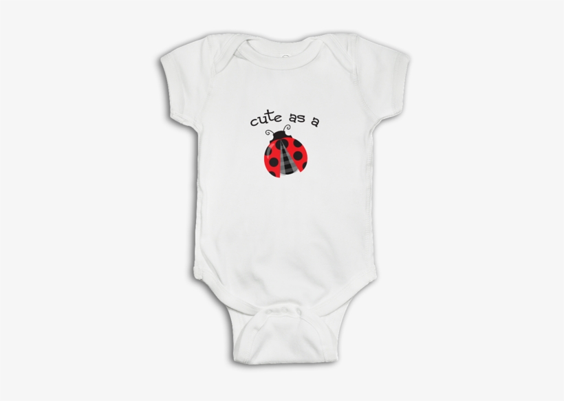 Cute Baby Onesie 'cute As A - Infant Bodysuit, transparent png