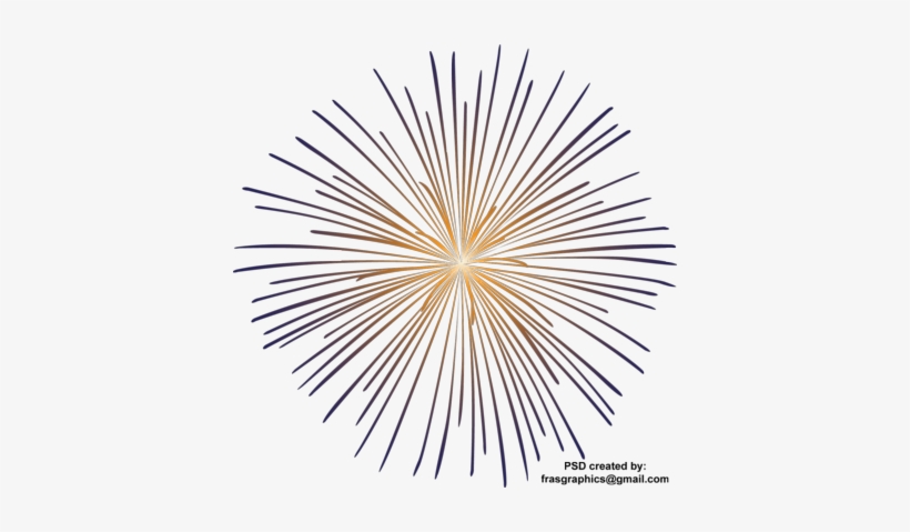 Fireworks Vector Png Download - Hi Res Fireworks Png, transparent png