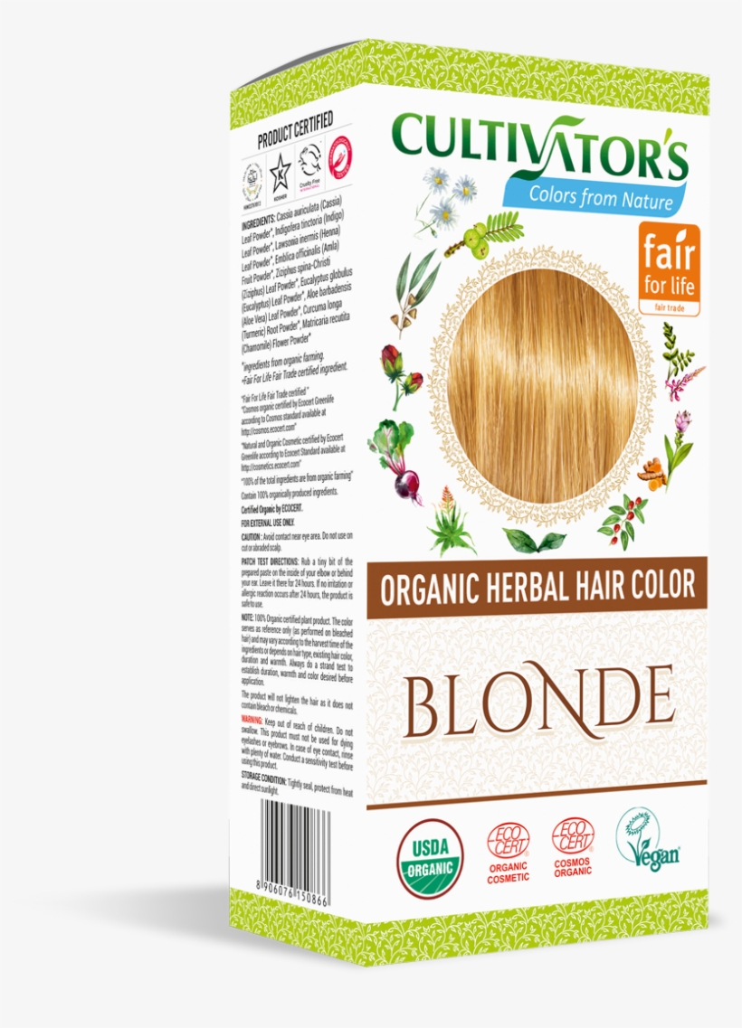 Organic Hair Color - Cultivators Organic Hair Color Henna, transparent png