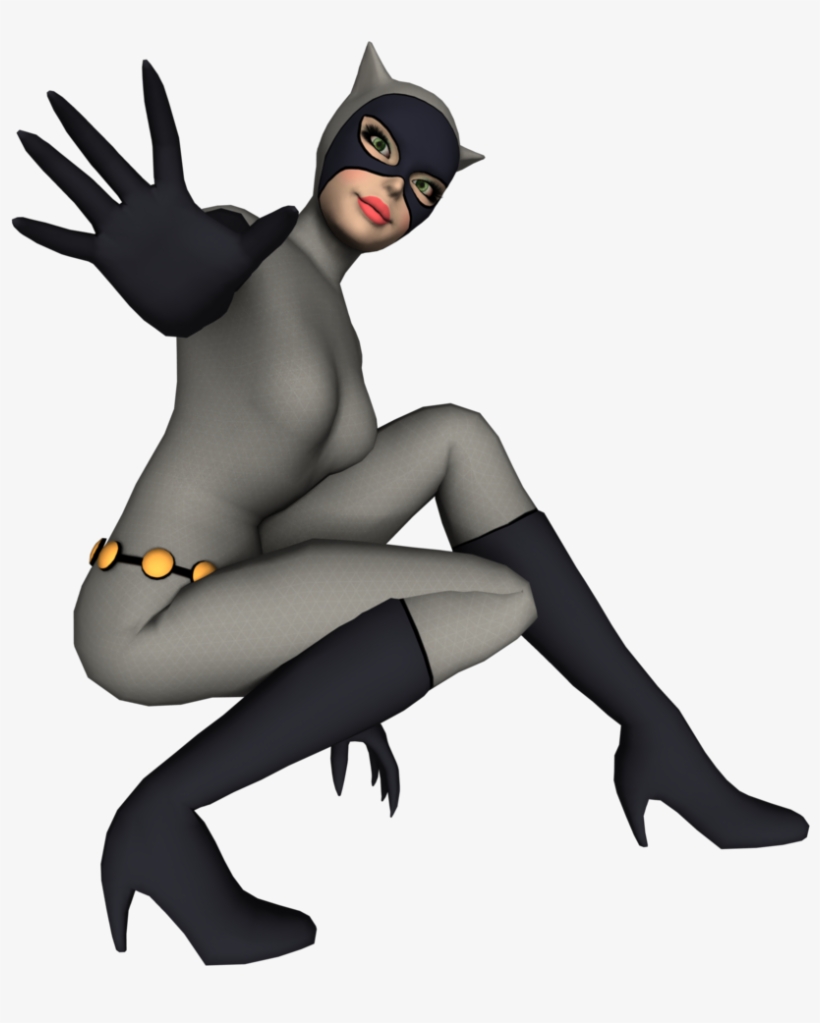 Catwoman Render 01 By Dazzyallen On Deviantart Clip - Drawing, transparent png