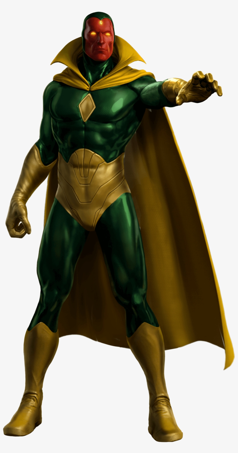 Avengers - Vision, transparent png