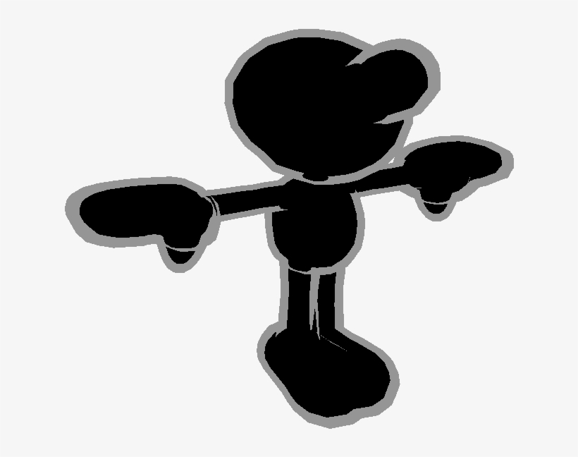Super Smash Bros - Game And Watch Model, transparent png