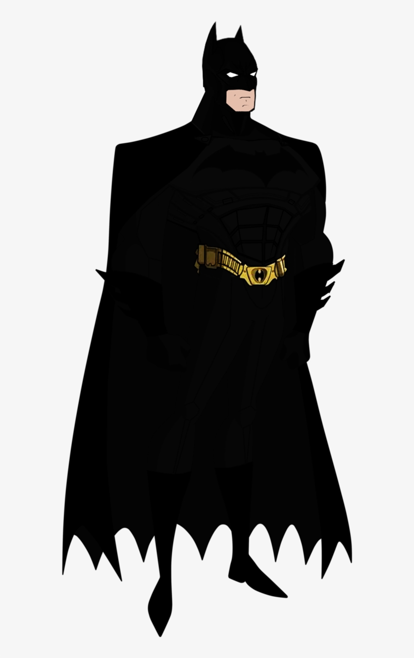 Jlu Batman Begins By Alexbadass On Deviantart Batman - Justice League Cartoon Batman, transparent png