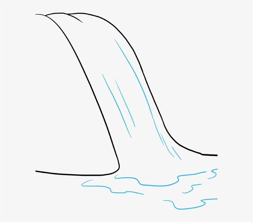 How To Draw Waterfall, transparent png