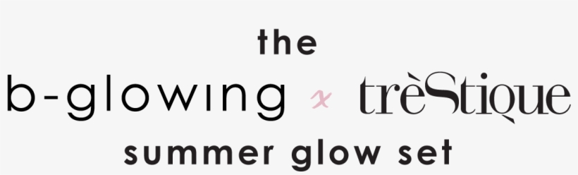 B-glowing X Trestique Summer Glow Set - City, transparent png