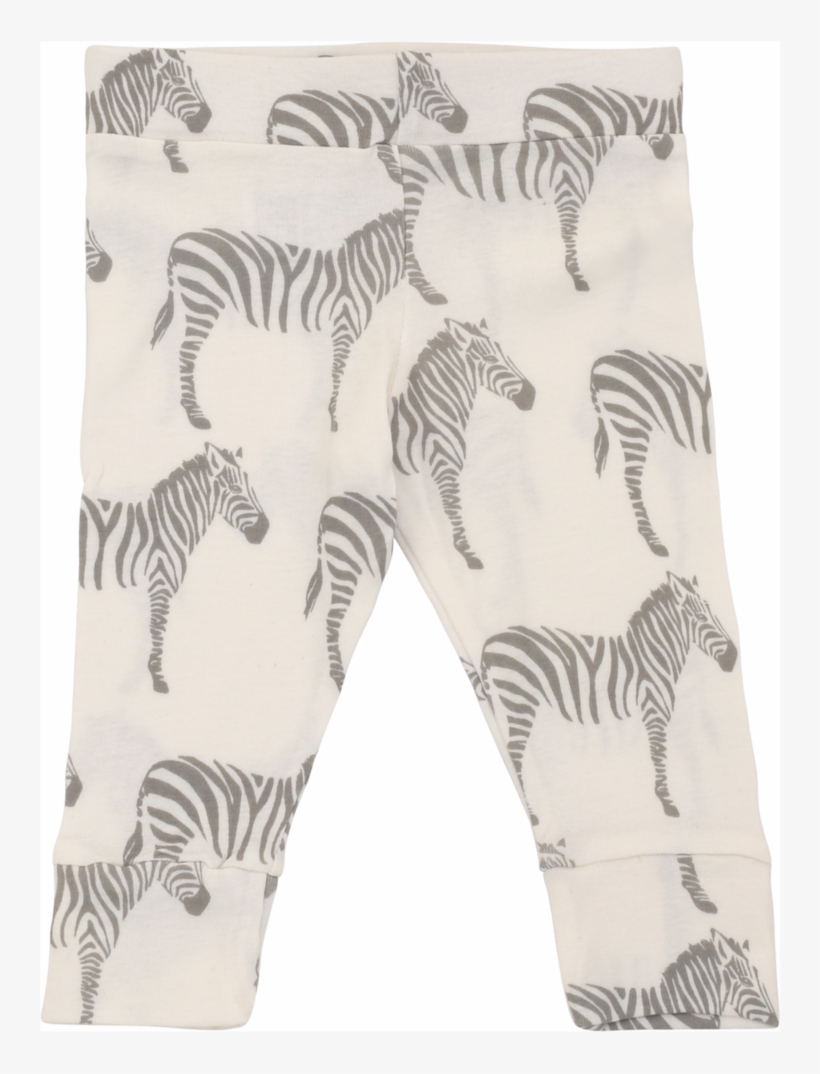 Milkbarn Baby Organic Cotton Leggings - Organic Cotton Leggings, Zebra, transparent png