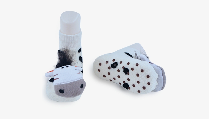 Zebra Rattle Socks 1-2 Years - Stuffed Toy, transparent png