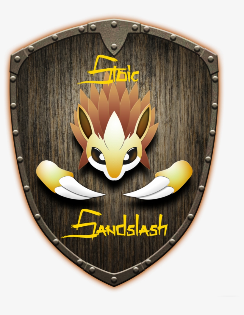 Stoic Sandslash - Wooden Shield Png, transparent png