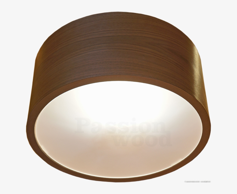 Ronde Hanglamp In Walnoot Hout - Lamp Plafond Hout, transparent png