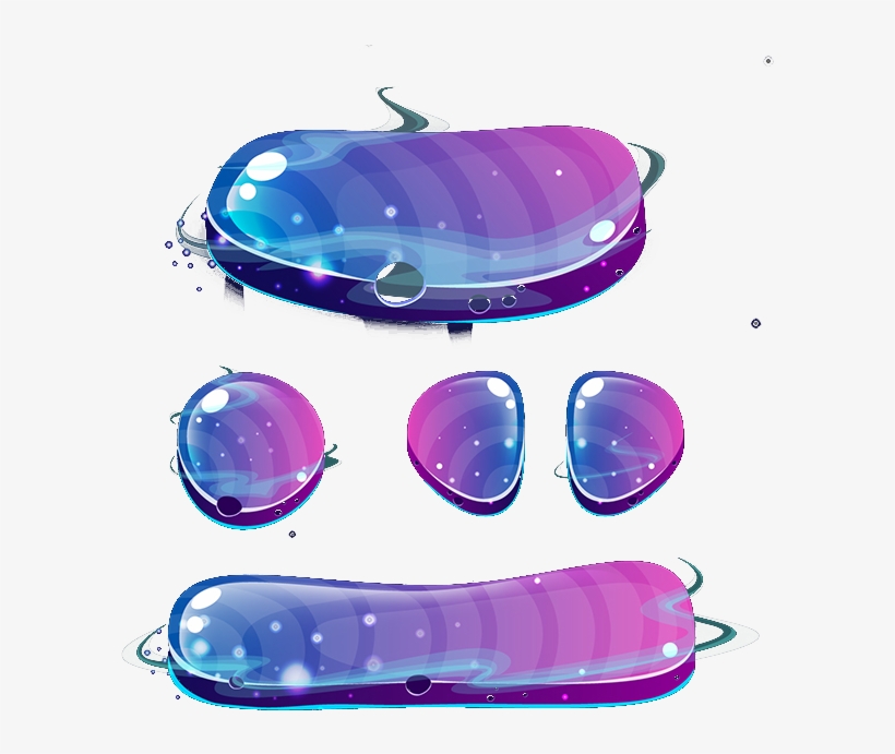 Gradient Button Png Image With Transparent Background - Reflection, transparent png