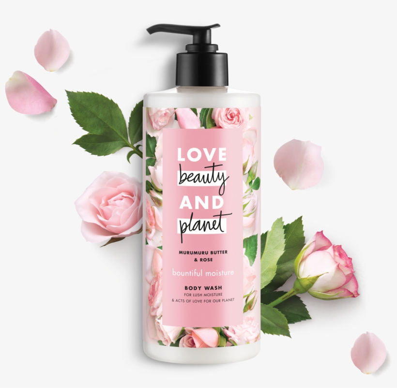 Love Beauty And Planet Murumuru Butter & Rose Body - Love Beauty Planet Body Wash, transparent png