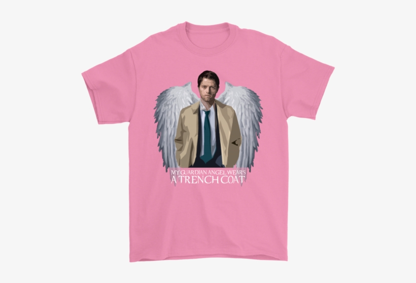 My Guardian Angel Wears A Trench Coat - My Favorite Cheerleader Calls Me Mom, transparent png
