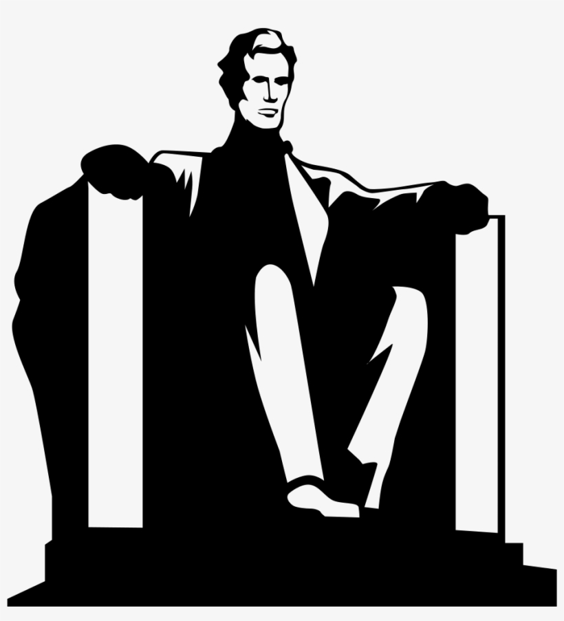 Lincoln Memorial Statue - Lincoln Memorial Vector, transparent png