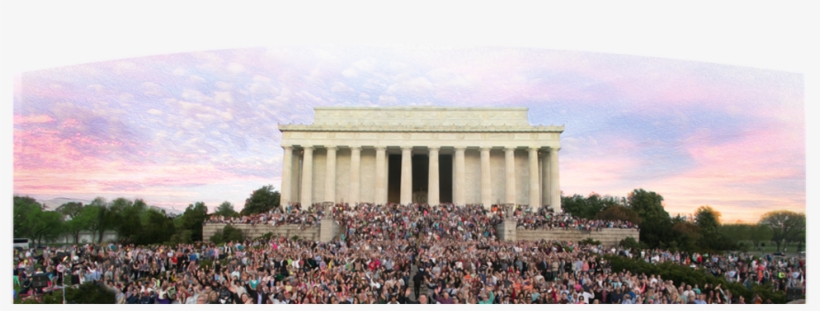 Sunrise Service Lincoln Memorial 2018, transparent png