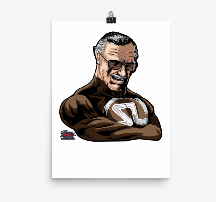 Super Stan Lee Poster - Stan Lee, transparent png