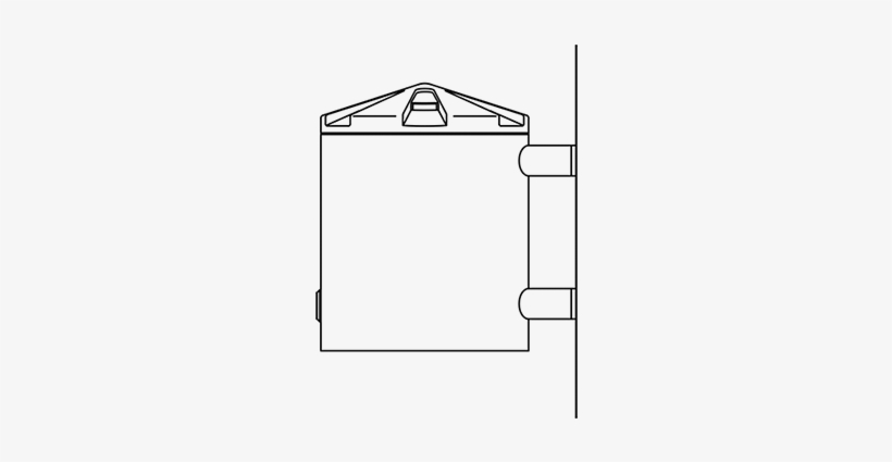 Concourse Cigarette Butt Bin - Technical Drawing, transparent png