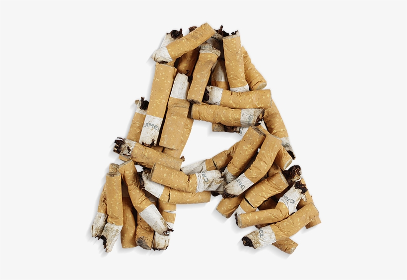 "cigarette Butt" Font By Handmadefont - Letter, transparent png