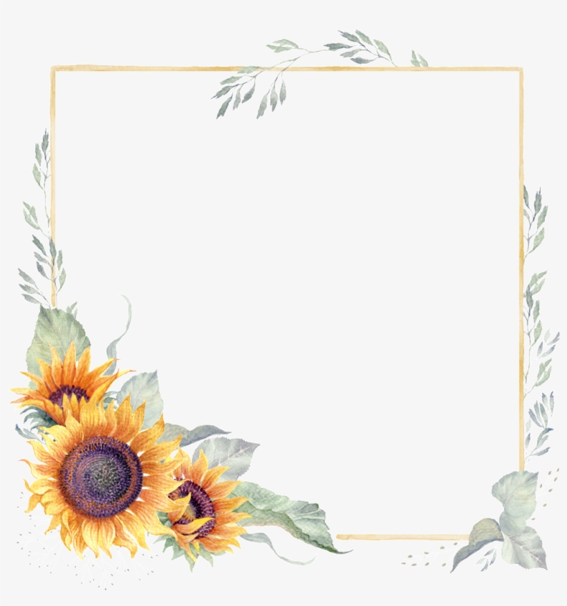 Watercolor Hand Painted Sunflower Transparent - Watercolor Painting, transparent png