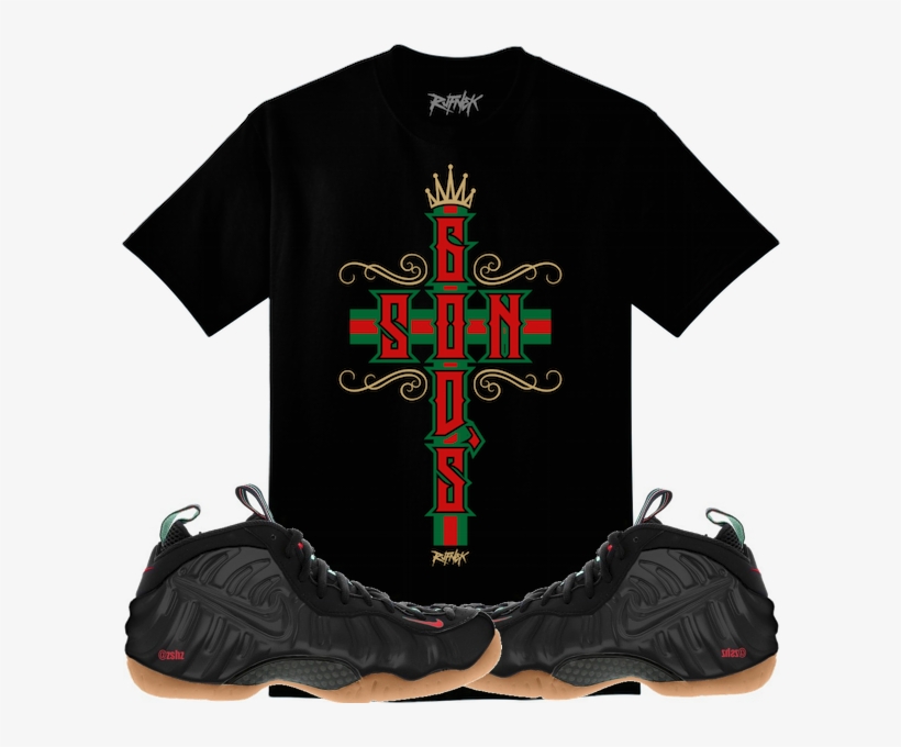 gucci foamposite shirt