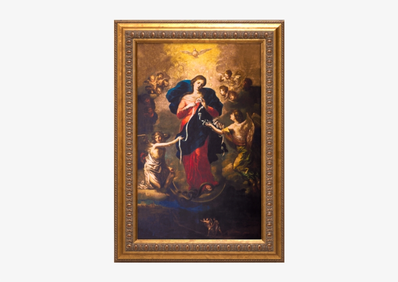 Mary Undoer Of Knots Framed Art - Saint Mary Untier Of Knots, transparent png
