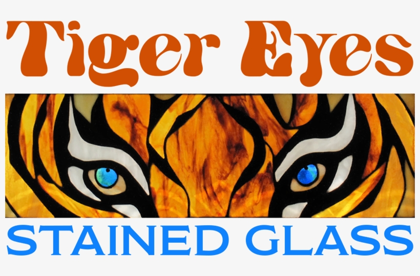 Tiger Eyes Stained Glass Logo Tiger Eyes Stained Glass - Stained Glass, transparent png