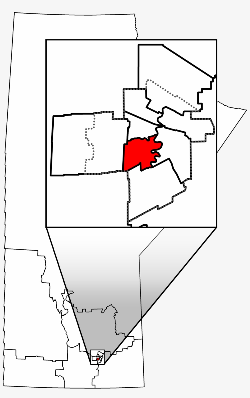 Winnipeg South Centre Riding Map Wikipedia, transparent png