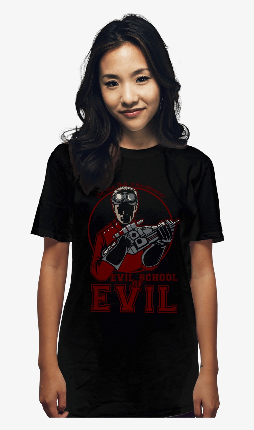 Horrible's Evil School Of Evil - Aggretsuko Glow In The Dark Shirt, transparent png