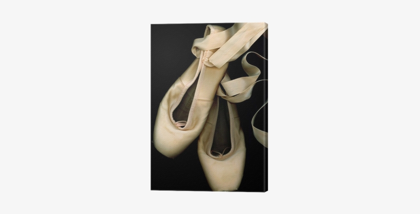Worn Pointe Ballet Shoes, transparent png