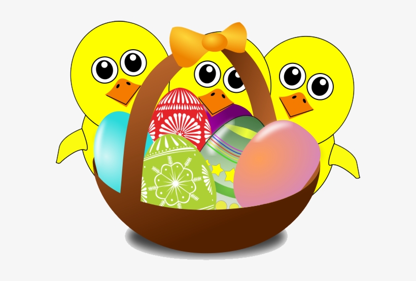 Easter Basket Png Transparent Image - Egg Easter Cartoon, transparent png
