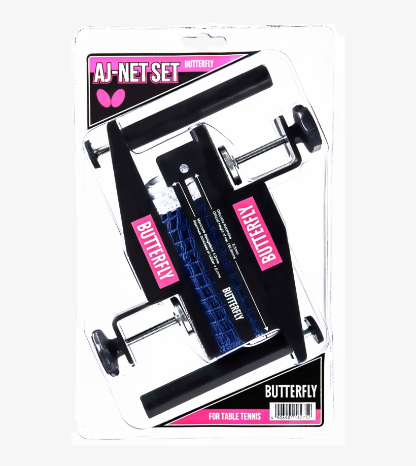 Butterfly Aj Table Tennis Net Set - Butterfly Table Tennis Aj Net Set, transparent png